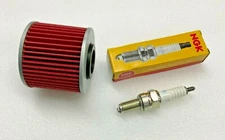 Yamaha RAPTOR 700 700R Tune Up Kit NGK Spark Plug + Oil Filter 2018-2023