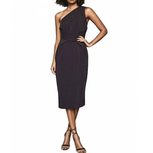 Reiss Laurent One Shoulder Dress In 