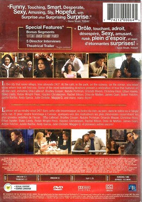 New York, I Love You (DVD, 2010, Canadian) for sale online | eBay