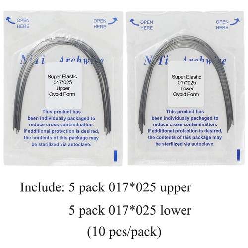10*Dental Orthodontic NiTi Arch Wire Rectangular Arco Ortodoncia Ovoid Natural - Picture 20 of 49