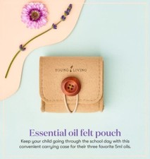 New Young Living Essential Oils Pouch Carry Case Holds 5ml Bottles RARE