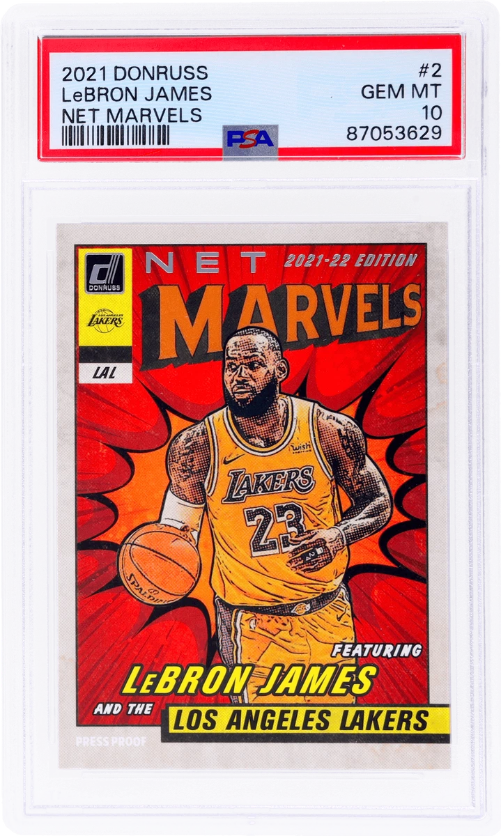 2021 Panini Donruss LeBron James Net Marvels #2 PSA 10 | eBay