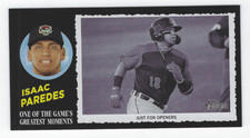 ISAAC PAREDES 2020 TOPPS HERITAGE MINOR LEAGUE 1971 GREATEST MOMENTS BOXLOADER