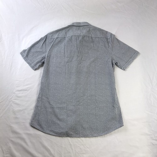 Tailor & Cuttler Slim Fit Short Sleeved Patterned Shirt Men’s Medium 38”Chest - Picture 6 of 10