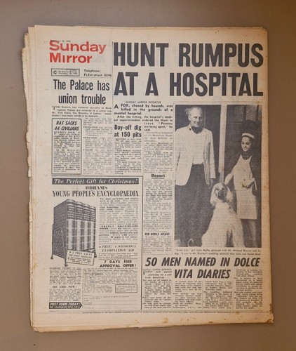 Periódicos Sunday Mirror - Anuncio múltiple NO COMPLETO; ¡Cumpleaños, varios años! - Imagen 8 de 110