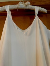 Vintage Vanity Fair Satin Long Night Gown Size 36