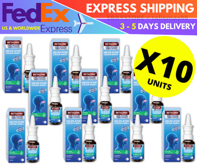 10 BOX  X Adult Cold Defence Nasal Spray 20ml Helps Stop Colds Early EXPRESS