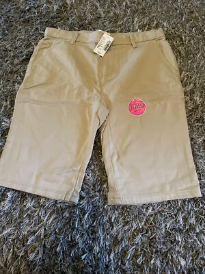 The Children's Place Girl's Chino Shorts, SANDY, 16 slim This Is 2 Pair