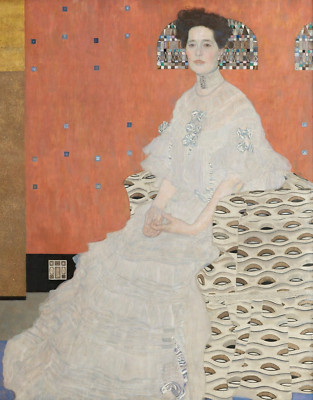 Gustav Klimt Fritza Riedler Giclee Canvas Print 8x10 Fine Art Portrait Decor