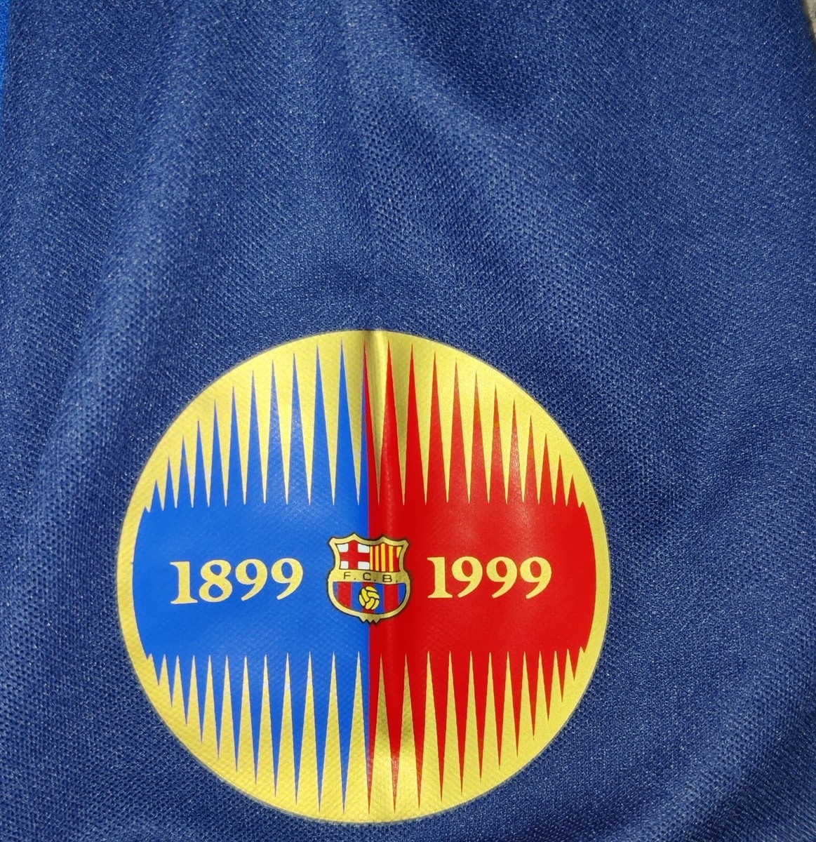 FC Barcelona 1999/2000 Home Figo #7 Soccer Futbol Jersey