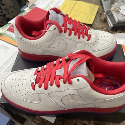 Size Nike Air Force White Atomic Red