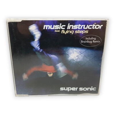 Super Sonic Music Instructor CD Maxi 1998 East West Extended Jam Tronic Brainbug