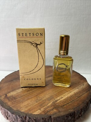 Vintage Coty Stetson Cologne oz For Men w/Box