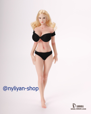 LDDOLL 29XL 1/6 Light Pink Seamless Silicone Body Doll Fit Female KT Head  Toys | eBay