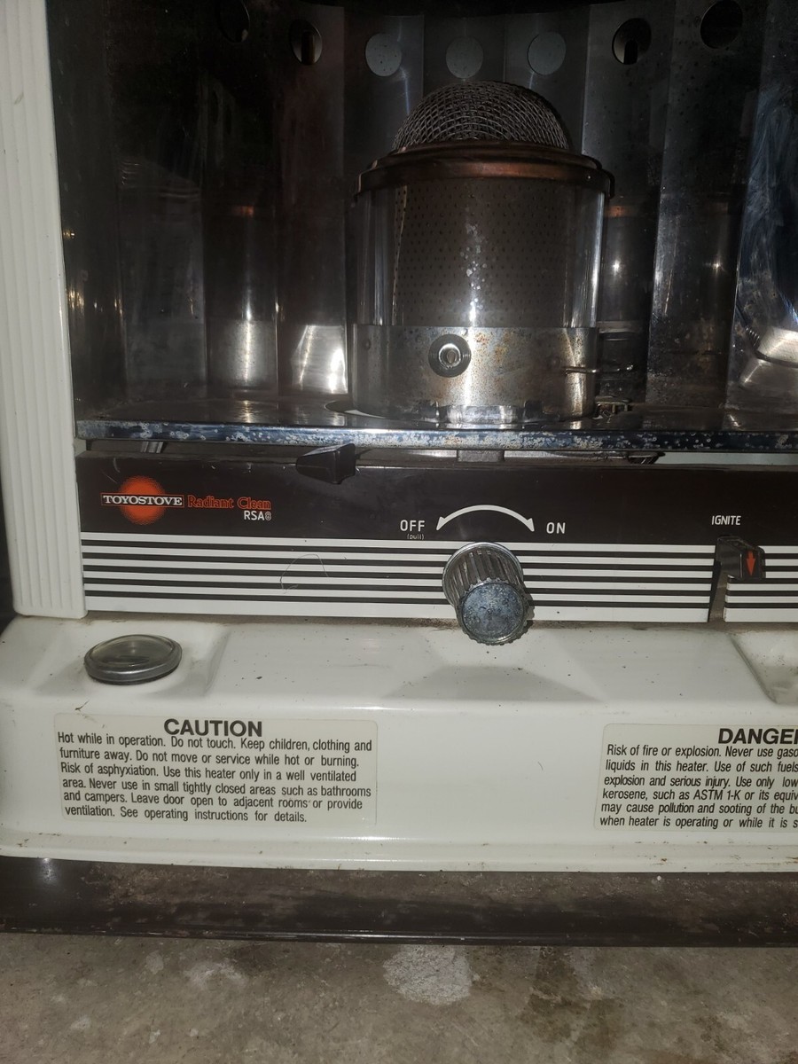 toyostove radiant clean portable kerosene heater RSA-8 1.7 gallons