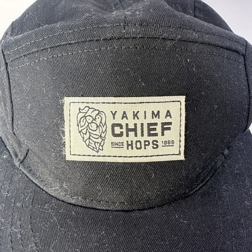 Sombrero de 5 paneles Yakima Chief Hops talla única negro gorra ajustable correa de algodón - Imagen 2 de 7