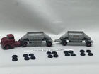 Vintage Matchbox Lesney King Size No. K-4 Fruehauf Hopper Train (TIRES ONLY)