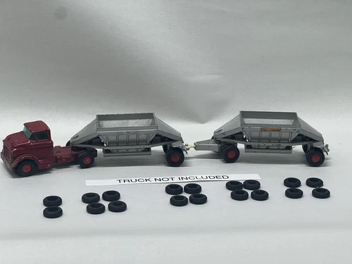 Vintage Matchbox Lesney King Size No. K-4 Fruehauf Hopper Train (TIRES ONLY)