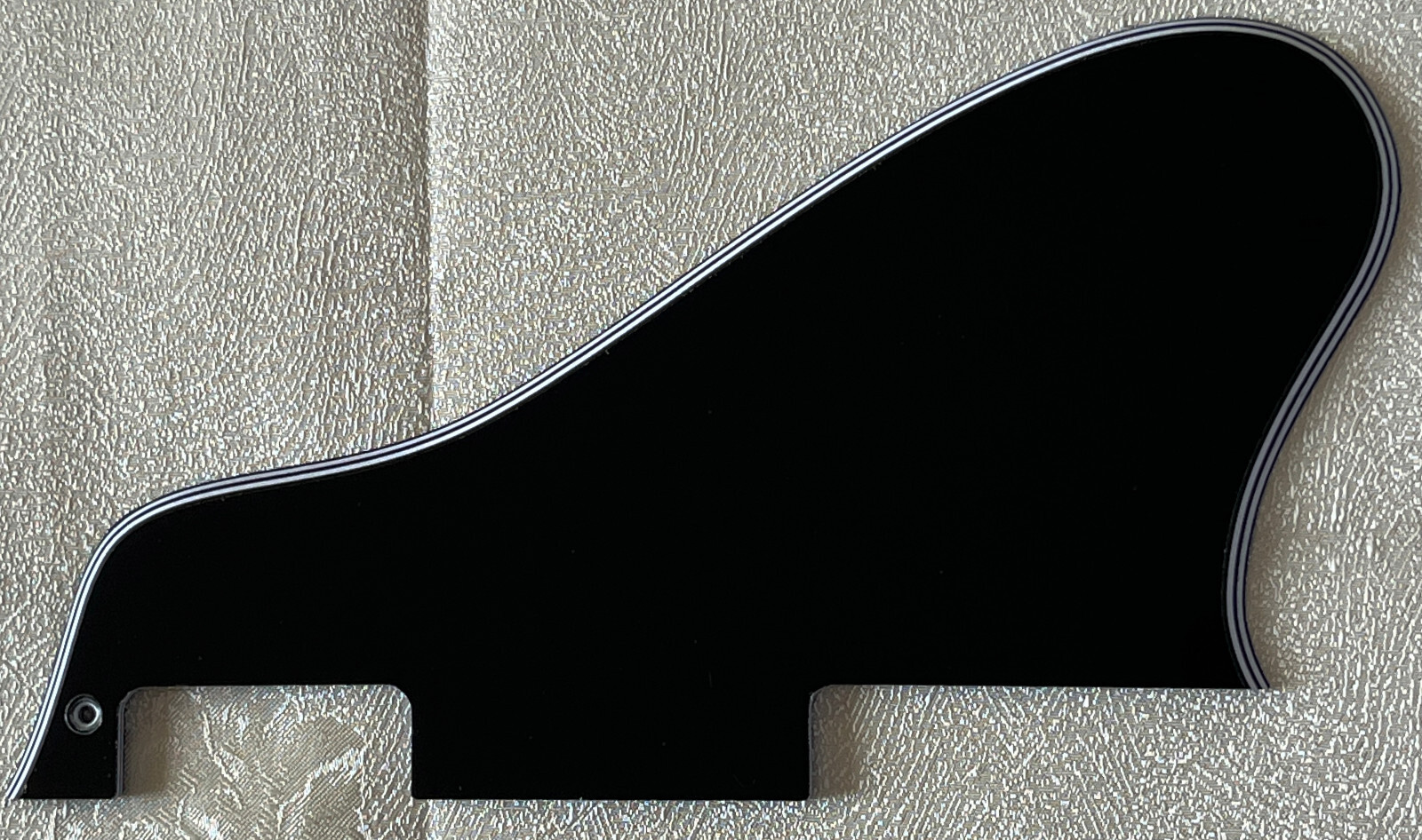 Custom For Gibson ES-335 Long Style Guitar Pickguard 5-Ply Black