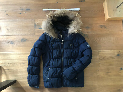 MISS NICKELSON Winter Jacke Damen Blau Größe L - 1 Winter getragen