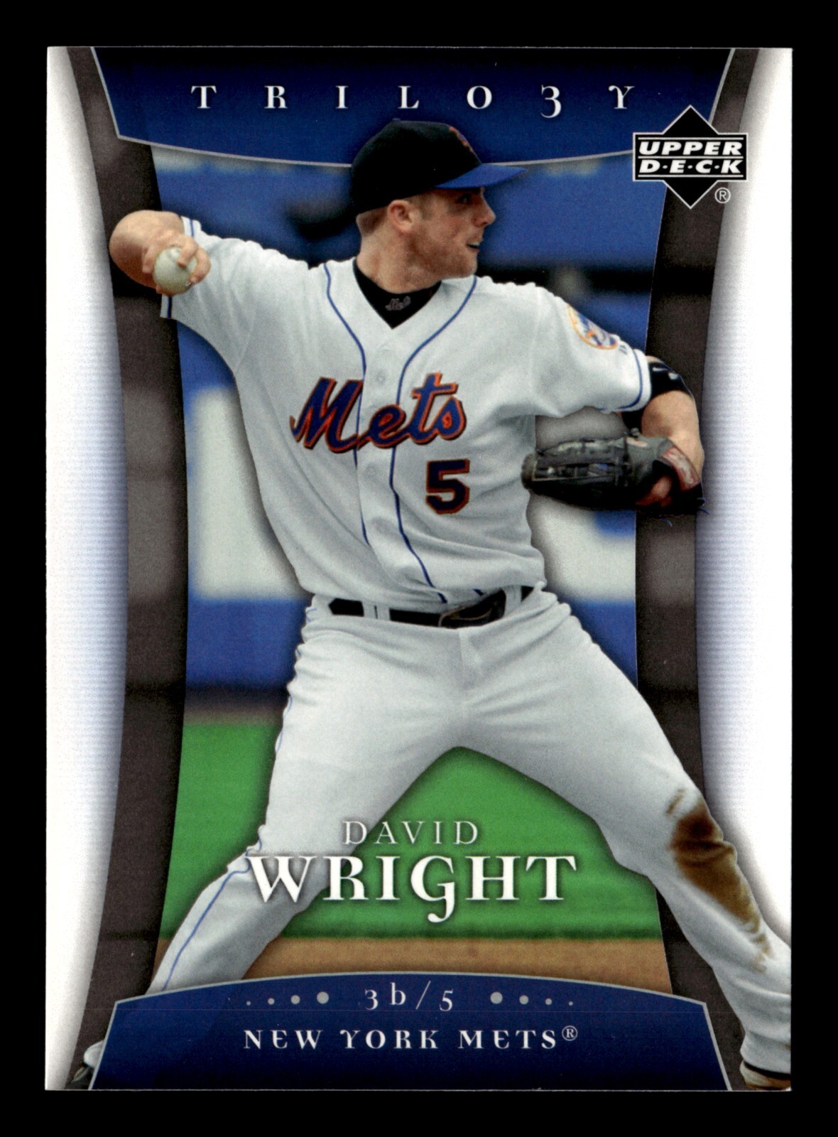 2005 Upper Deck Trilogy David Wright #25 New York Mets