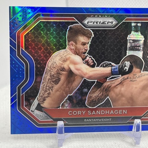 2021 Panini Prizm Cory Sandhagen Blue Prizm /199 #126 UFC Debut - Picture 2 of 6