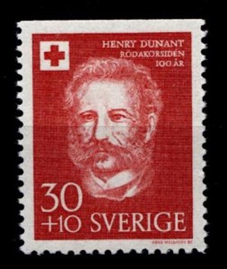 Rotes Kreuz Grunder Henri Dunant 1w Schweden 1959 Ebay