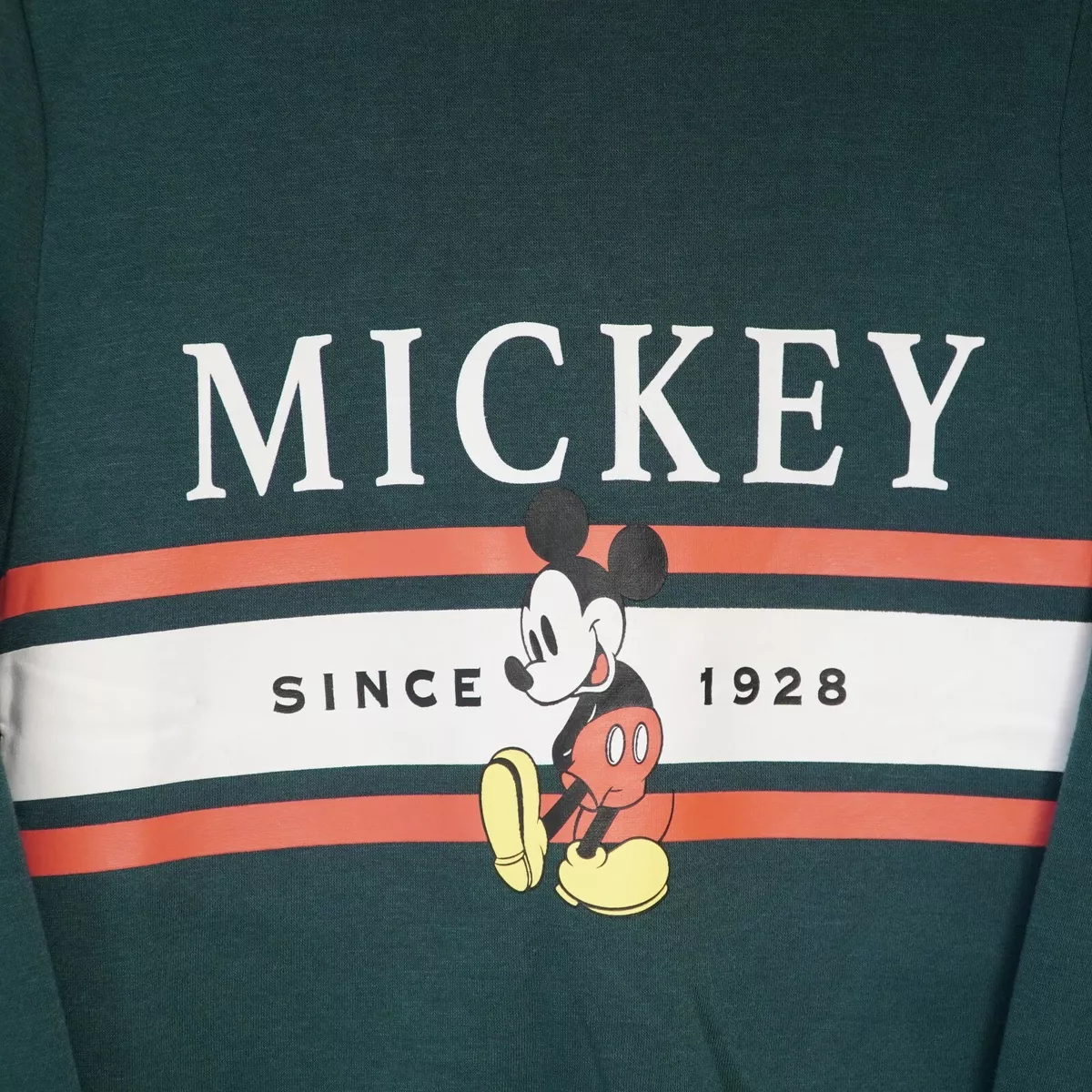 Green mickey mouse sweatshirt sale
