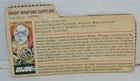 G.I. Joe File Card Destro Enemy Weapons Supplier 1983 Hasbro