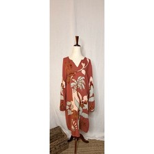 Soft Surroundings Terra Gauze caftan Size Large 