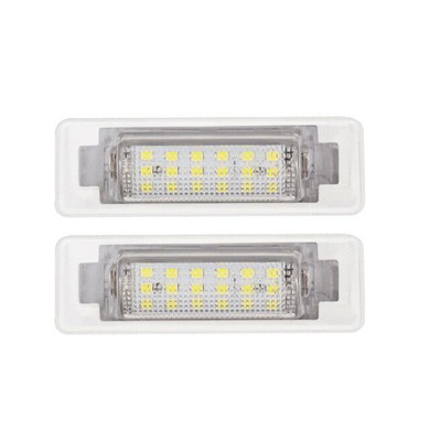 1Pair Number License Plate LED Light Buld For BENZ W210 4D Sedan/W202 4D Sedan