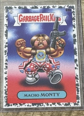 2023 Garbage Pail Kids Intergoo Mayhem Moonrock Gray 69b Macho Monty 129/199