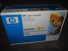 HP CB402A Yellow Toner Cartridge OEM Genuine 642A LaserJet CP4005