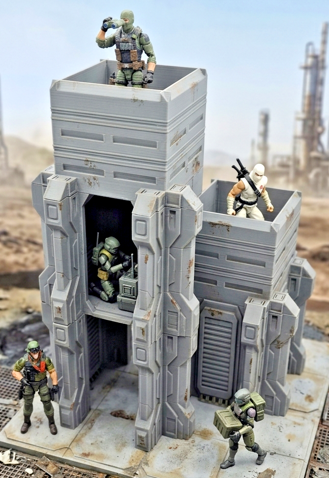 1:18 Scale Tactical Outpost Guard Tower Watchtower for GI Joe Acid