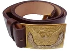 Brown Civil War US Union NCO Field Belt 34"