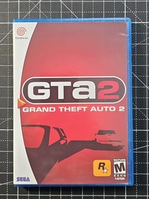Dreamcast GTA Grand Theft Auto 2 Custom Case - NO Game or Manual