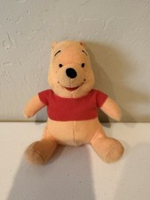 Disney Baby Winnie The Pooh Plush 9  2003 Kids II Classic Red Shirt