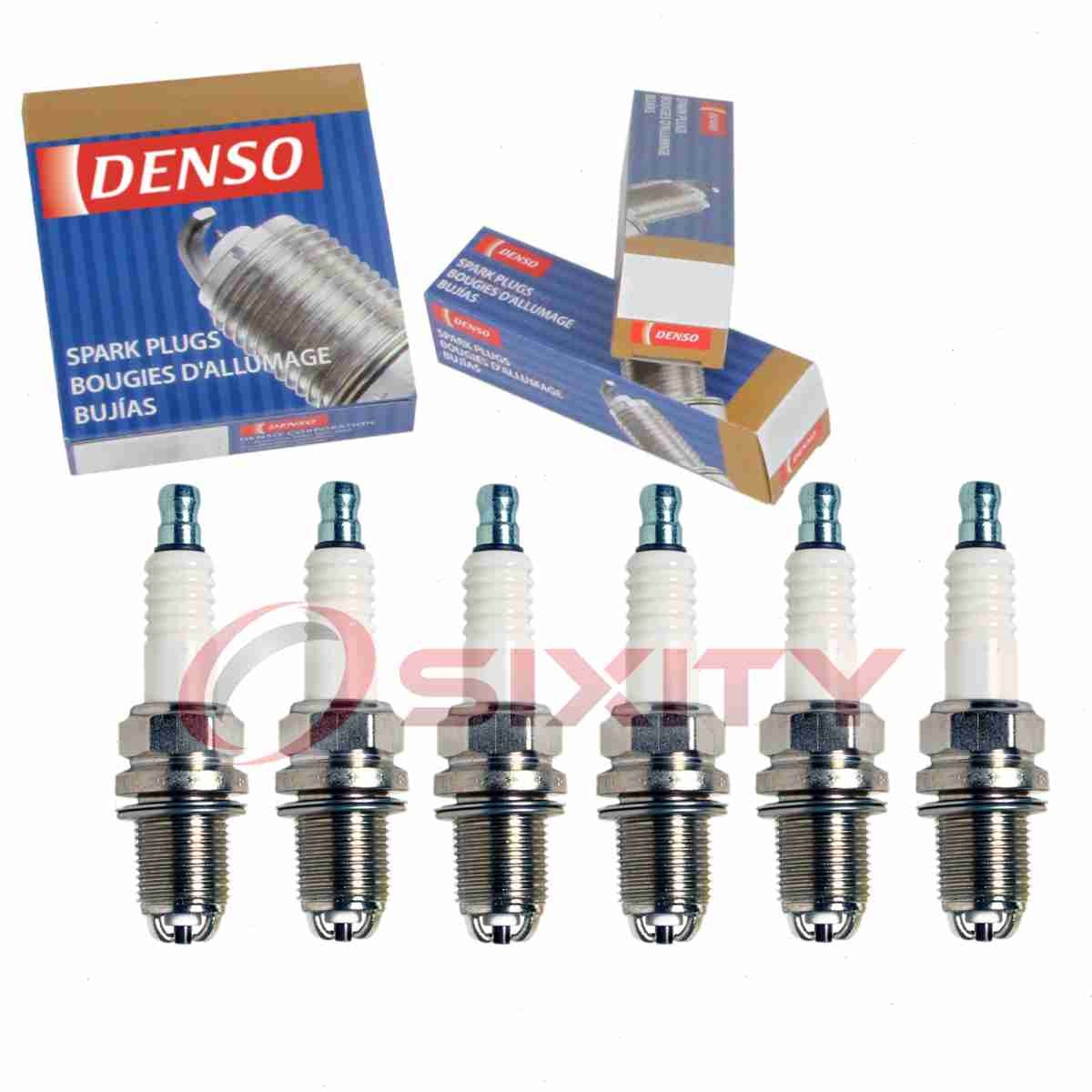 6 pc DENSO 5061 Standard Spark Plugs for K20PBR-S10 999 170 218 90 999 170 ac