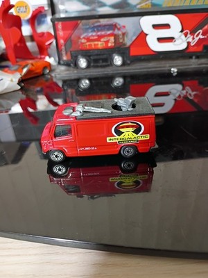 Matchbox 1988 T.V. News Truck Intergalactic Research 1:73 Diecast China Red...