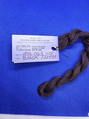 Wildflowers by Caron Cotton Thread Black Forest Vareigated Brown - Picture 2 of 4