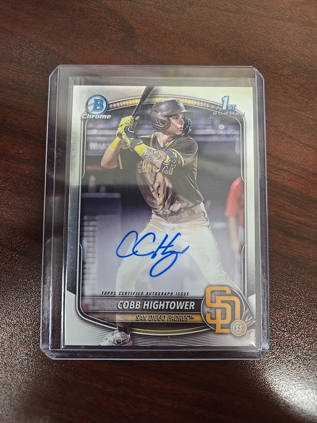 2025 Bowman - Chrome Prospect Autographs Cobb Hightower #CPA-CHI (AU, RC)