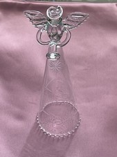 A Beautiful, Glass Angel Christmas Ornament.