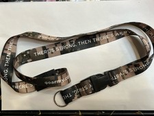 US Army Strong 20  Lanyard with Detachable End Keychain Camouflage