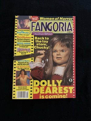 Fangoria # 102 Bride Of ReAnimator Poster, Nightmare 6, Scream Queens Horror