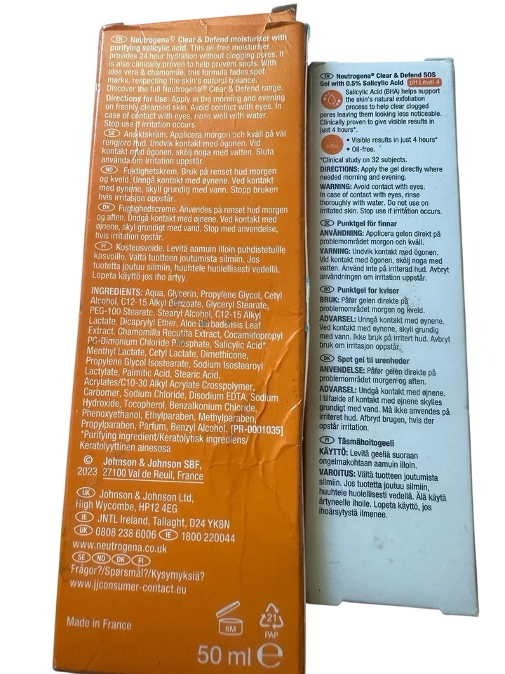 Neutrogena Clear and Defend Gel Rápido e Hidratante Transparente y Defender Nuevo Foto 2 de 3