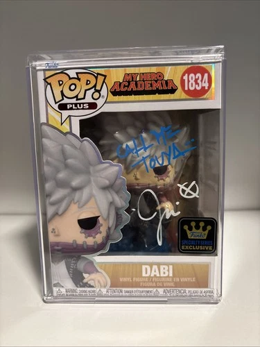 Funko Pop Dabi #1834 Signed Jason Liebrecht JSA My Hero Academia