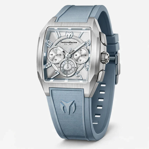 TechnoMarine Aqua Quadrant Men's Quartz VD54 Watch - 41mm, Lt Bl (TM-225105) NIB