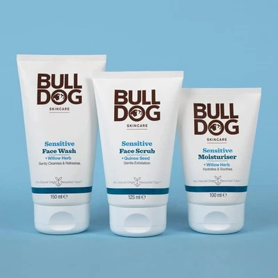 BULLDOG SKINCARE - Sensitive Face Wash For Men Cleanser for Sensitive Skin 150