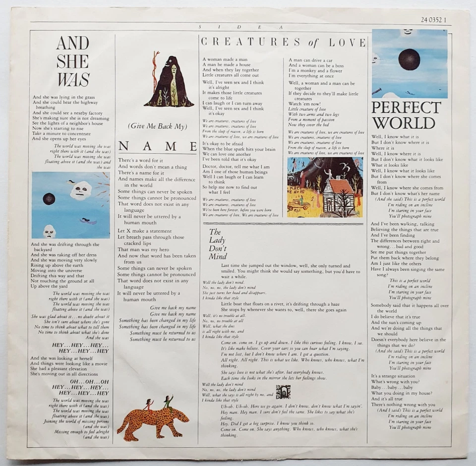 Talking Heads – Little Creatures (Vinyl, 1985), OIS, guter Zustand (VG) - Bild 4 von 4