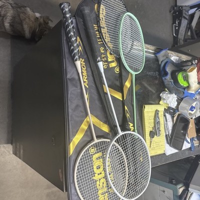 Lot 4 Senston Armor Badminton Racquet & 2 Cases Free Shipping